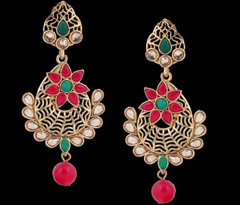 Pink Pearl Earrings 2