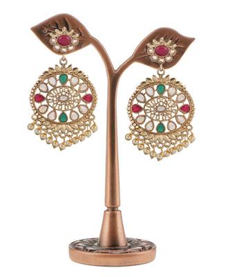 Green Pearl Earrings 3