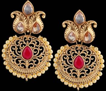 Pink Pearl Earrings 2