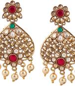 Green Pearl Earrings