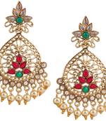 Green Pearl Earrings