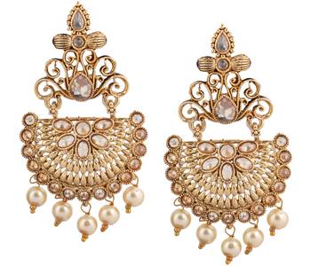 Brown Pearl Earrings 1