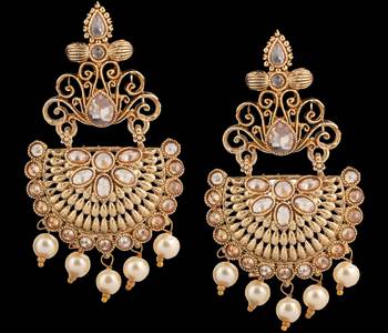 Brown Pearl Earrings 2