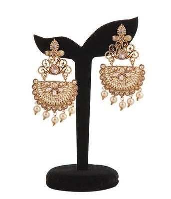 Brown Pearl Earrings 3