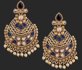 Blue Pearl Earrings 2