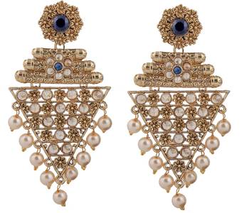 Blue Pearl Earrings 1