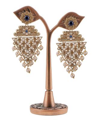 Blue Pearl Earrings 3