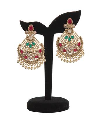 Green Pearl Earrings 3