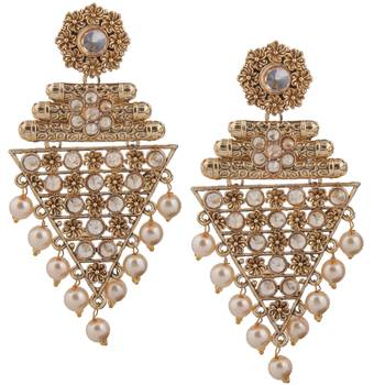 Brown Pearl Earrings 1