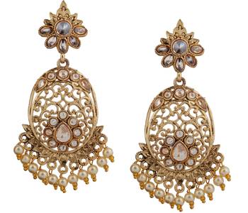 Brown Pearl Earrings 1