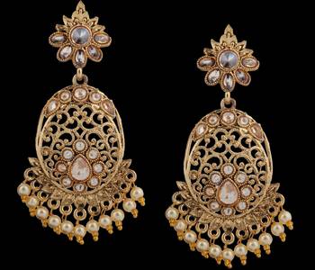 Brown Pearl Earrings 2
