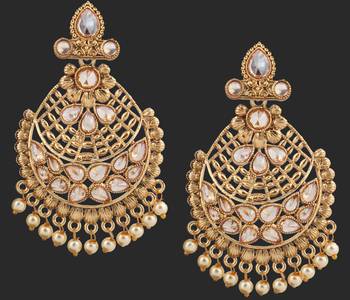 Brown Pearl Earrings 2