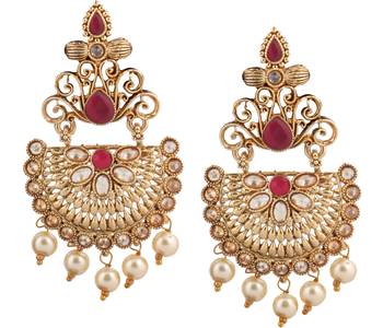 Pink Pearl Earrings 1