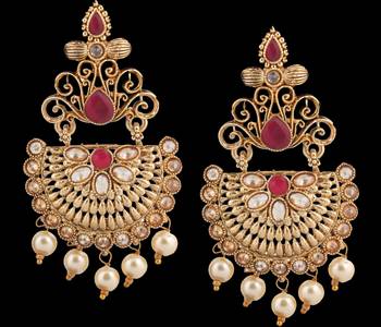 Pink Pearl Earrings 2