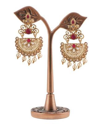 Pink Pearl Earrings 3