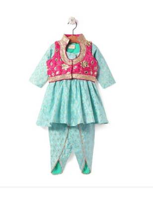 Cotton Embroidered Kids Frocks 2