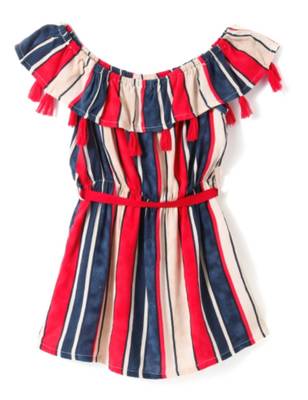 Multicolor Cotton Printed Kids Frocks 1