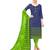 Blue Embroidered Cotton Salwar With Dupatta