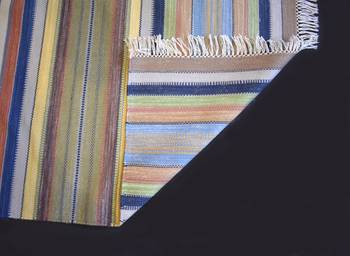 Beautiful Cotton Multi Color Handwoven Area Kilim Rug Home Decorative Rug 4