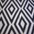 Awesome Geometric Pattern Black Color Cotton Area Kilim Rug Size
