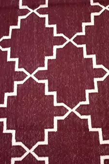 Turkish Persian Kilim  100% Cotton Maroon Color Rug Mat Best Choice Home Decorative Rug