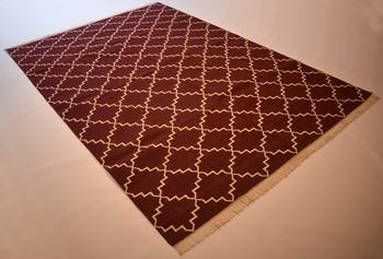 Turkish Persian Kilim  100% Cotton Maroon Color Rug Mat Best Choice Home Decorative Rug 3