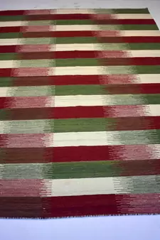 Multi Color Geo Wool Cotton Rug Wool Cotton Rug Nice Rug