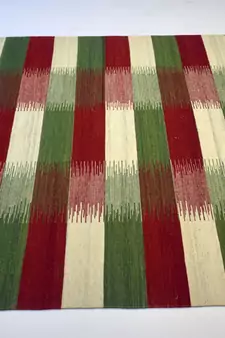 Multi Color Geo Wool Cotton Rug Wool Cotton Rug Nice Rug
