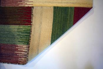 Multi Color Geo Wool Cotton Rug Wool Cotton Rug Nice Rug 4