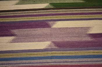 Handmade Multi Color Wool Cotton Rug Home Decor For Area Rug Gift 2
