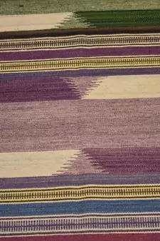 Handmade Multi Color Wool Cotton Rug Home Decor For Area Rug Gift