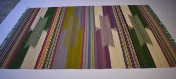 Handmade Multi Color Wool Cotton Rug Home Decor For Area Rug Gift 3