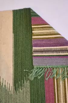 Handmade Multi Color Wool Cotton Rug Home Decor For Area Rug Gift