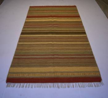 Handmade Atractive Multi Lesi Designer Area Rug Size 7.75x4 Feet 1