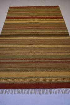 Handmade Atractive Multi Lesi Designer Area Rug Size 7.75x4 Feet