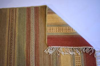 Handmade Atractive Multi Lesi Designer Area Rug Size 7.75x4 Feet 3