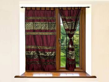 Tab Top Curtains For Living Room 7ft x 4ft 1