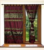Tab Top Curtains For Living Room 7ft x 4ft