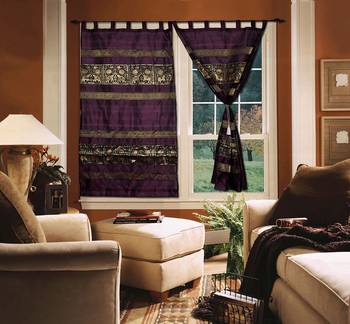 Window Curtains Set Of 2 Pcs 7ft x 4ft 1