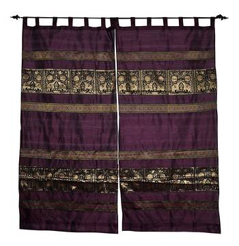 Window Curtains Set Of 2 Pcs 7ft x 4ft 2