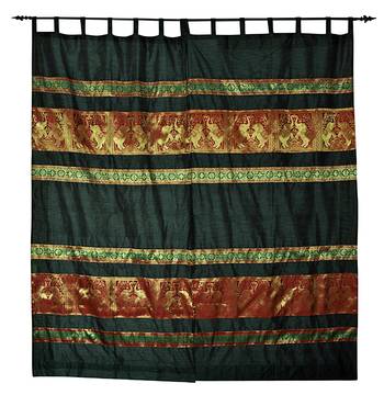 Designer Curtains For Living Room Set Of 2 Pcs 4ft X 7ft 1