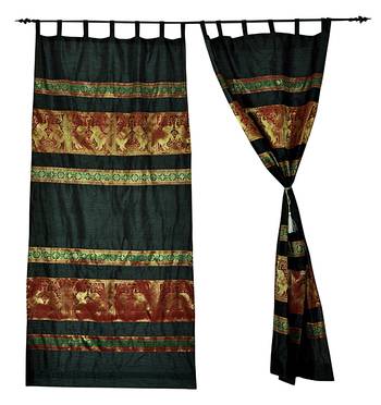 Designer Curtains For Living Room Set Of 2 Pcs 4ft X 7ft 2