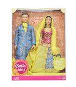 Barbie in India Barbie & Ken Gift Pack Dressed in Traditional India Attire (Color & Design May Vary)