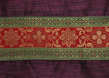 Lal Haveli silk Curtains for Door Living Room Decorations 42 X 85 inches 4