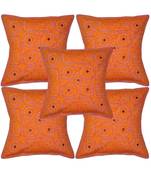Decorative Handmade Embroidered cotton Cushion Cover Bed Pillow Cover Sofa Se...