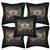 Elephant Work Design Silk Indian Cushion Cover 16 X 16 Inches