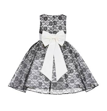 White Plain Net Kids Frocks 2