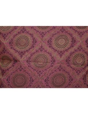 Lal Haveli Rajasthnai Handmade Pink Throw Pillowcases Silk Cushion Covers 16 x 16 inch Set of 2 Pcs 3