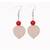 Piebee - Genuine Rose Quartz Drop Earrings