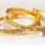 Traditional and elegant gold plated PEARL bangles